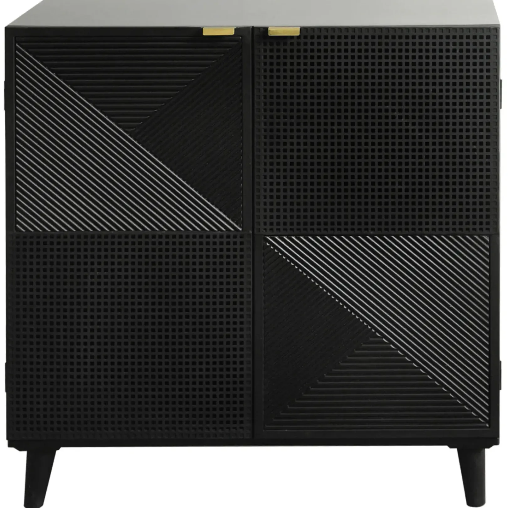 Online 2 Door Black Wooden & Metal Cabinet Good Quality Cabinets & Chests