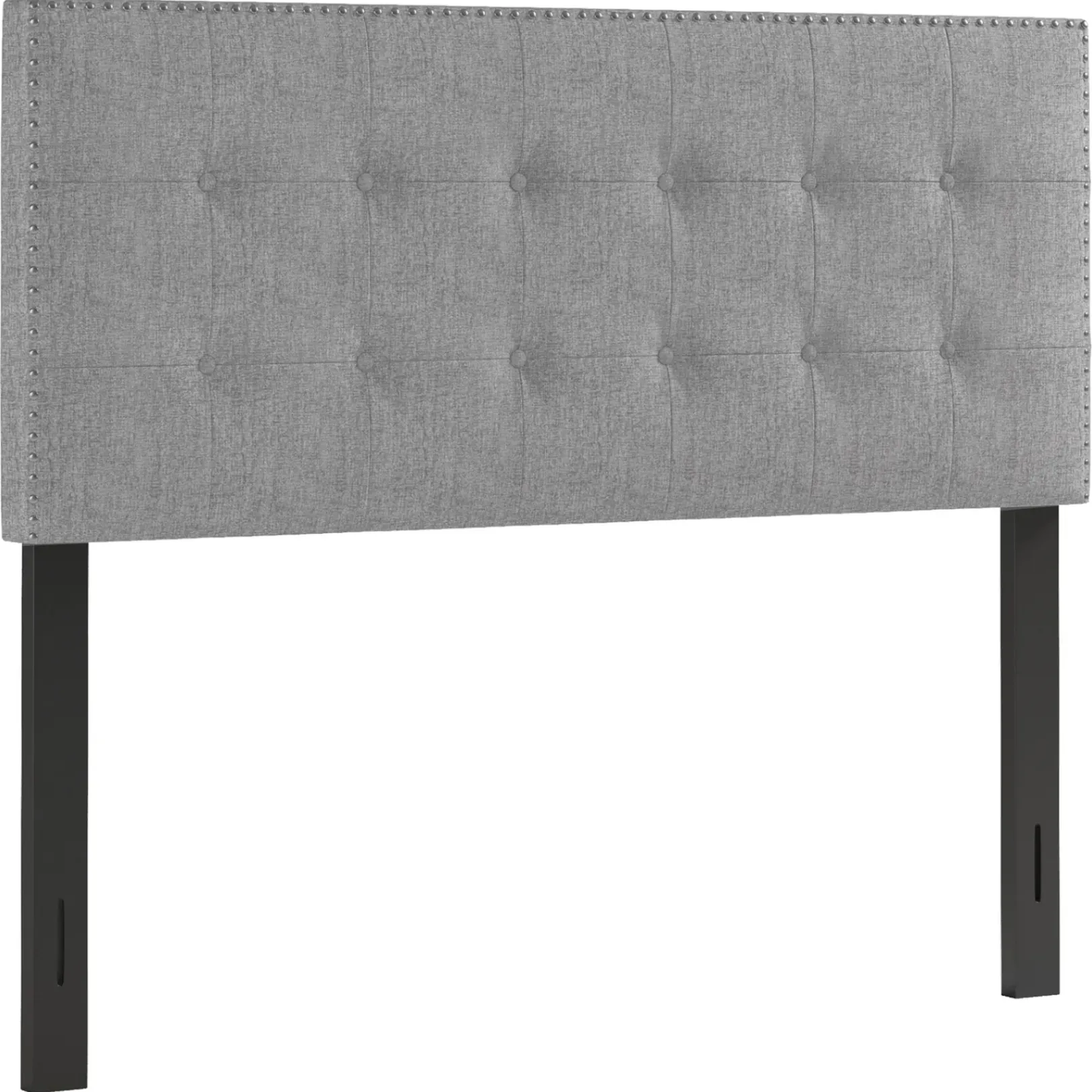 Brian Grey Tufted Headboard, Queen Bargain Sale Bedroom