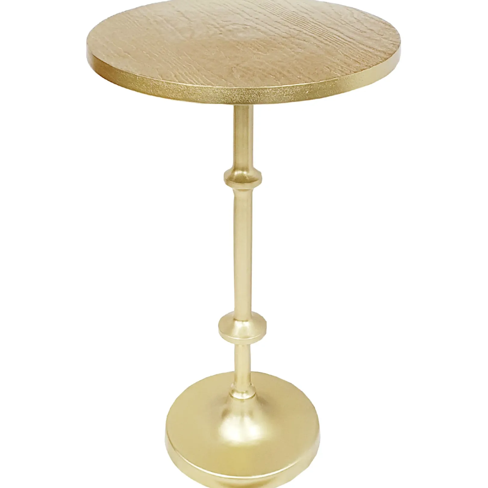 Discount Calvin Gold Metal Accent Table, 22 Opening Sales Accent Tables