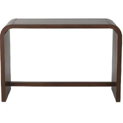 Sale Cora Curved Wood Console Table Exquisite Gifts Entryway Furniture