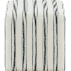 Online Cottage Thin Striped Ottoman Promotion Ottomans & Poufs