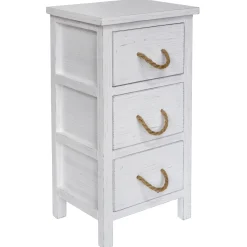 Online 3-Drawer Distressed White Cabinet Outlet Bedroom