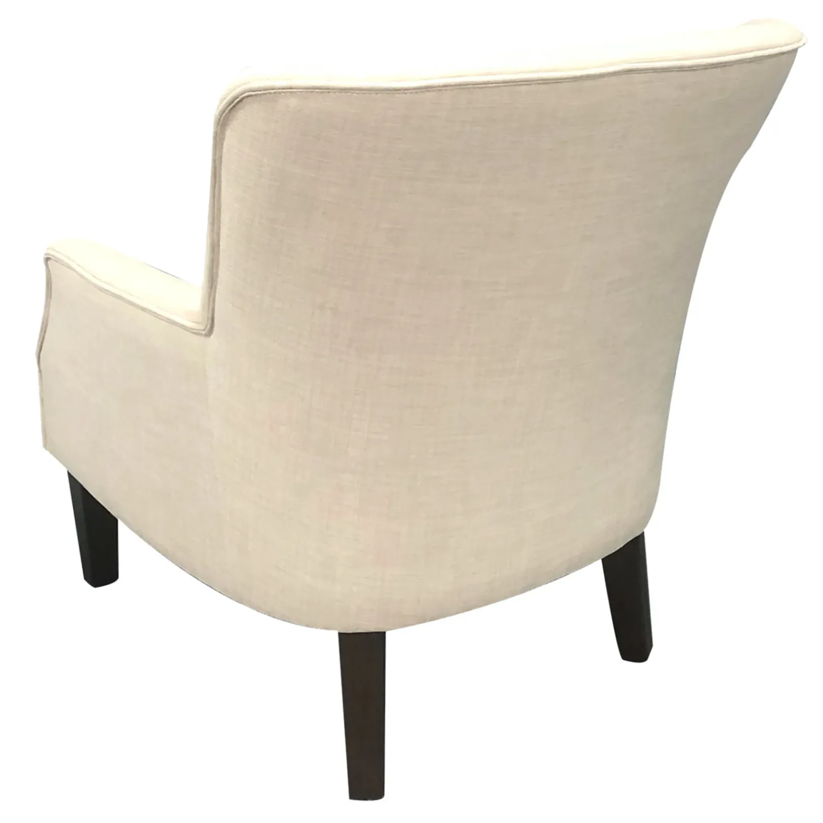 Sale Emilee Cream Upholstered Accent Chair Premium Accent Chairs