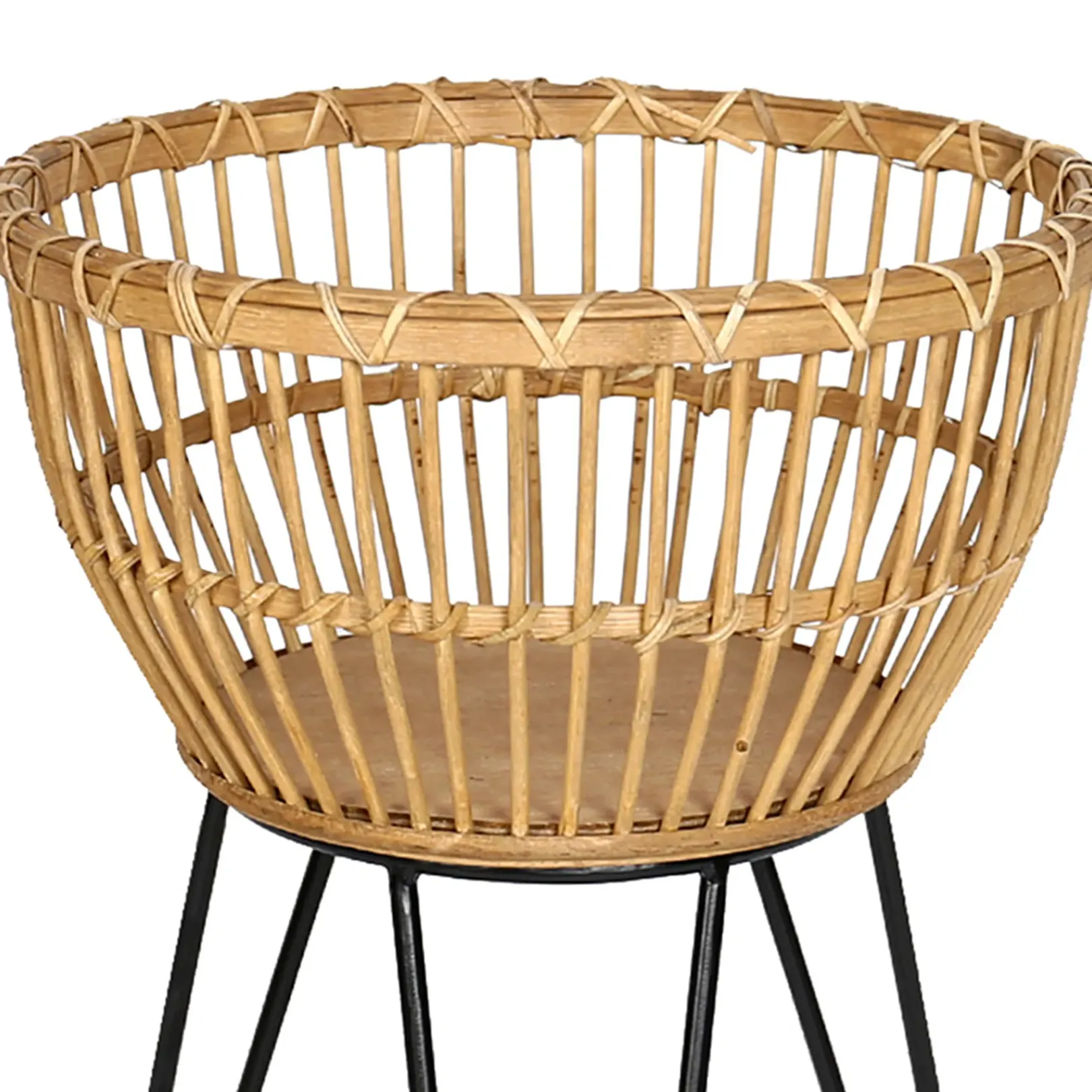 Best Found & Fable Bamboo Planter Stand, Medium Less Expensive Plant Stands