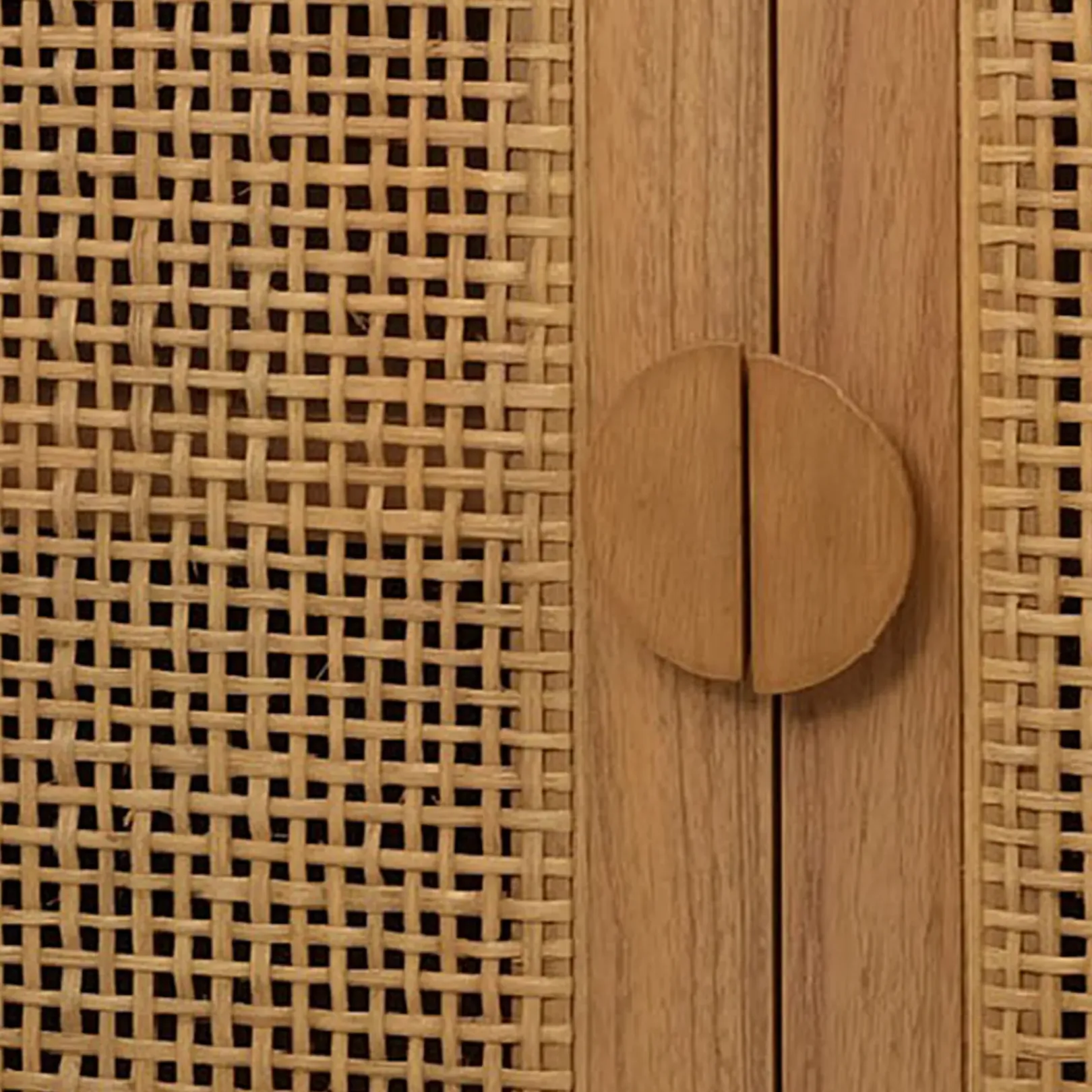 Outlet Found & Fable Lena Rattan Cabinet Opening Sales Cabinets & Chests