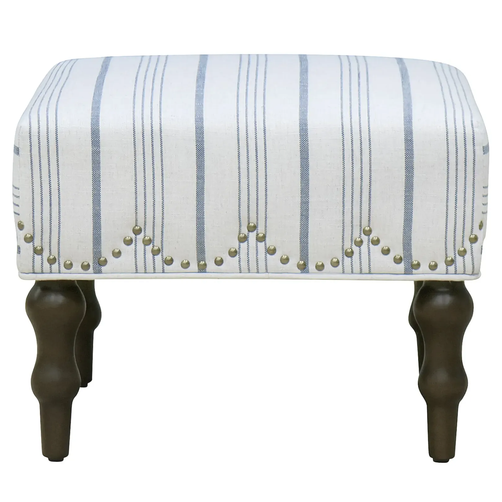 New Grace Mitchell Olivia Scalloped Ottoman Flash Sale Ottomans & Poufs