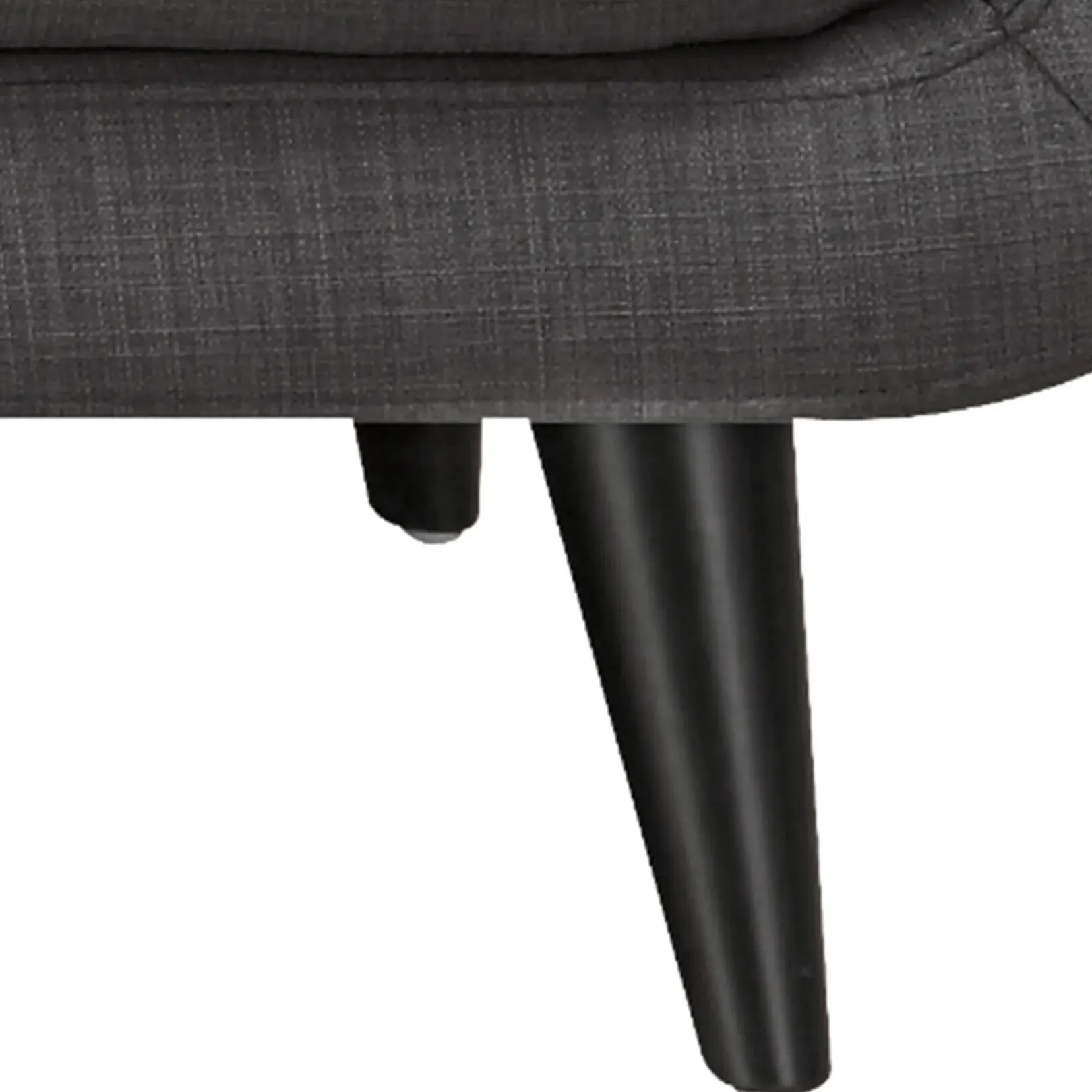 Hadley Tufted Back Accent Chair, Charcoal Grey Flash Sale Accent Chairs