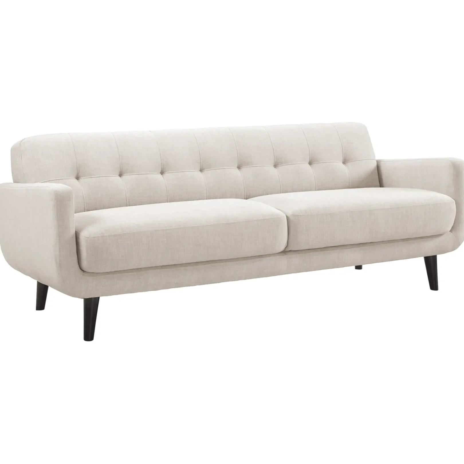 Outlet Hadley Tufted Back Sofa, Taupe Opening Sales Sofas & Settees & Loveseats