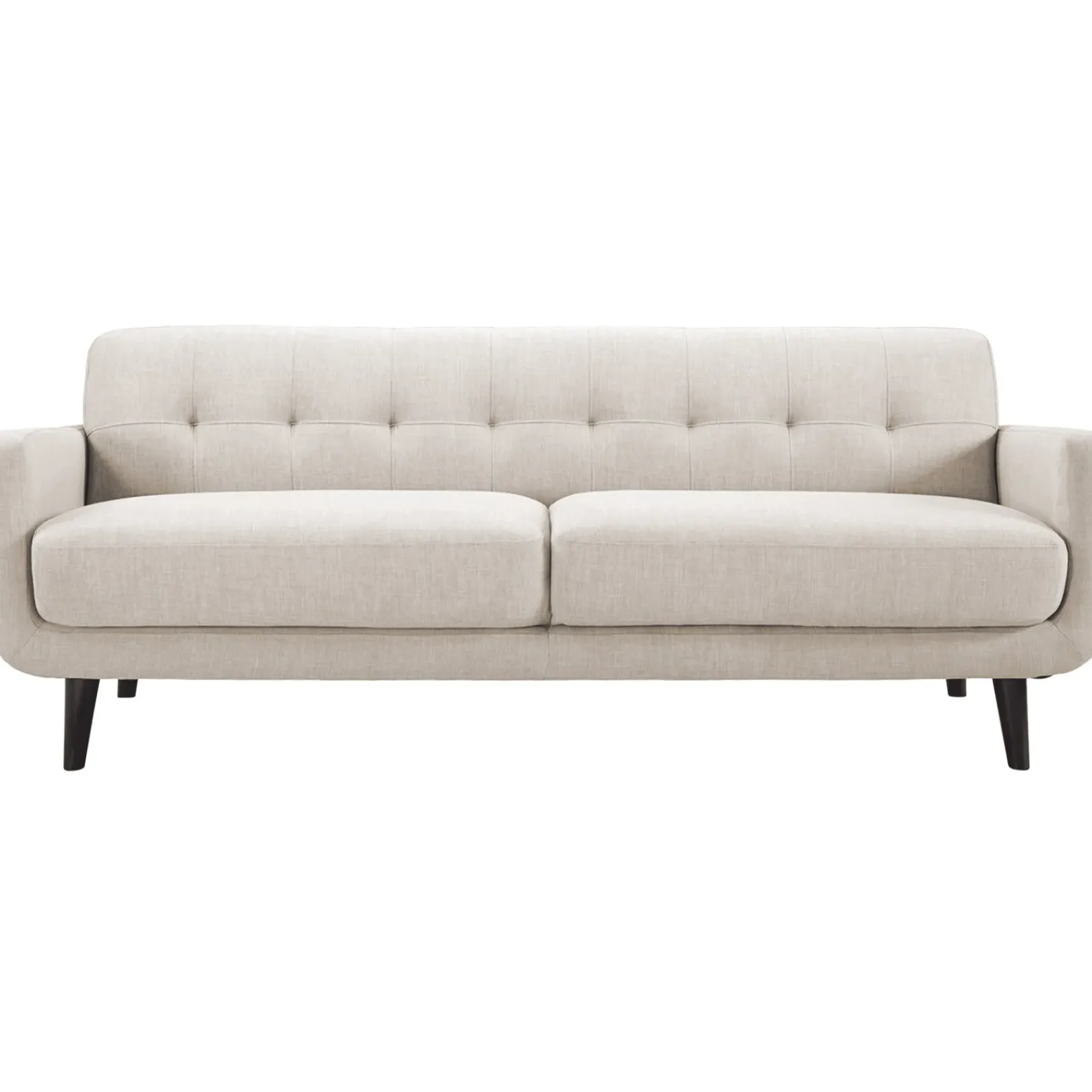 Outlet Hadley Tufted Back Sofa, Taupe Opening Sales Sofas & Settees & Loveseats