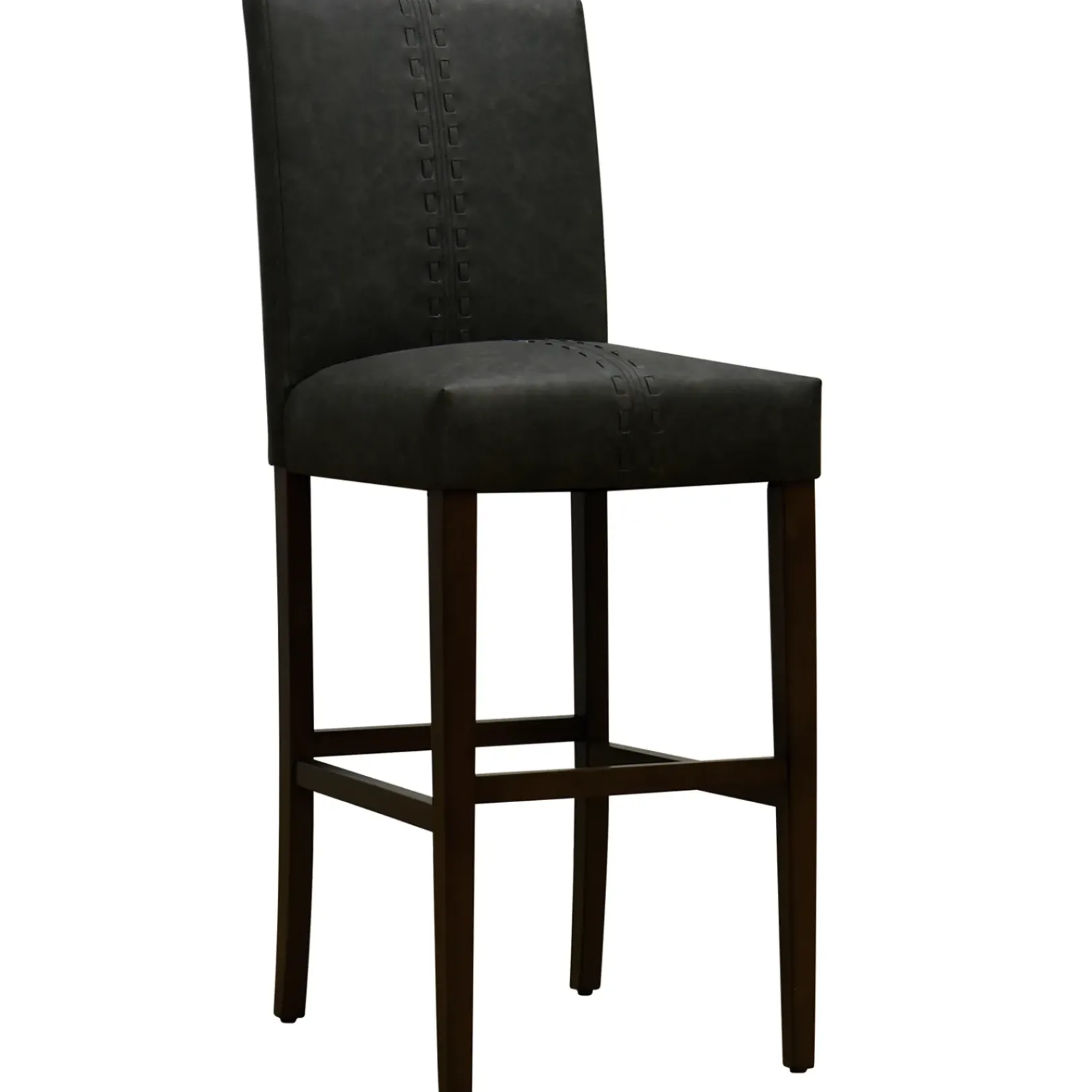 Outlet Honeybloom Brown Baseball Stitch Barstool Low Price Barstools