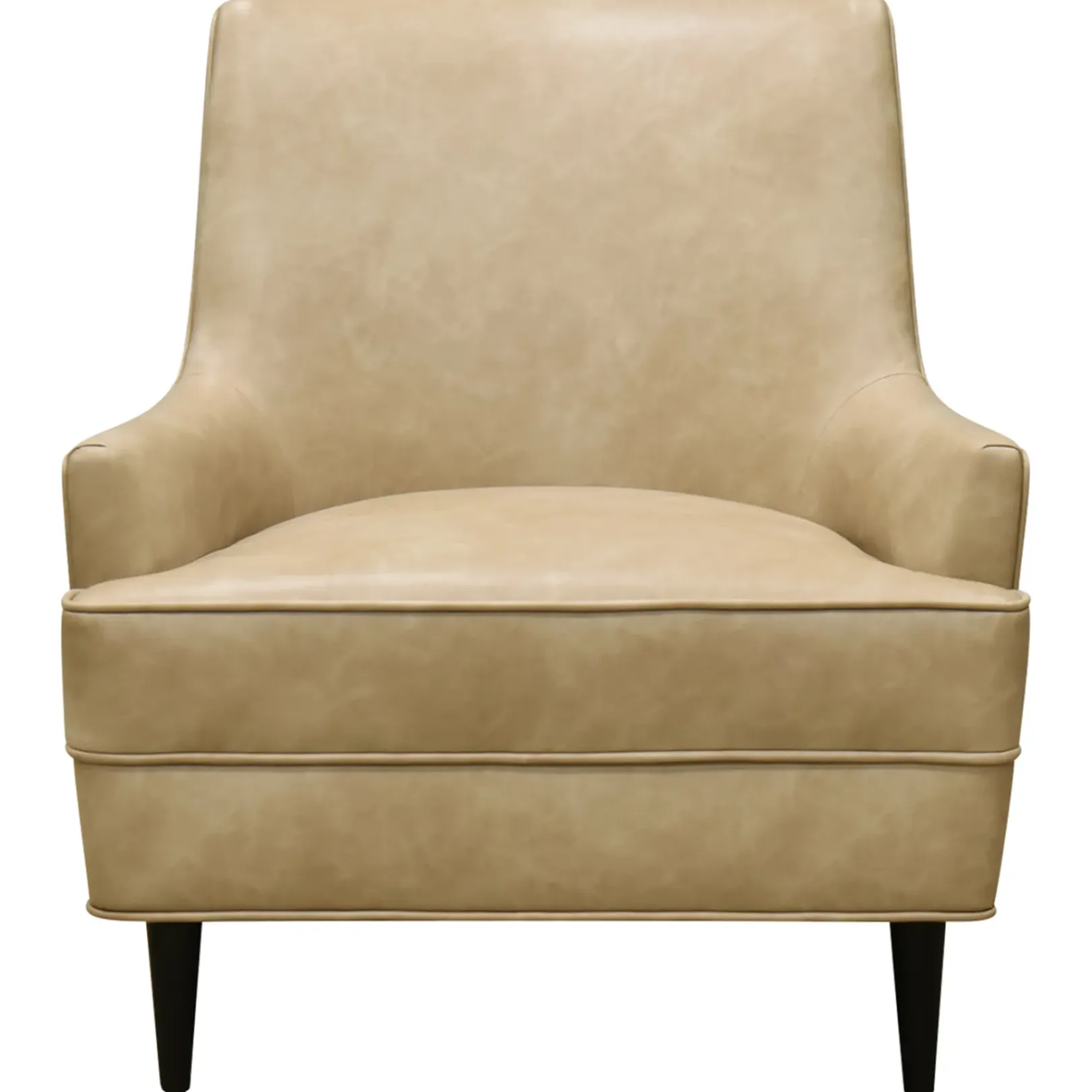 Honeybloom Colton Armchair Faux Leather Buff Promotion Accent Chairs