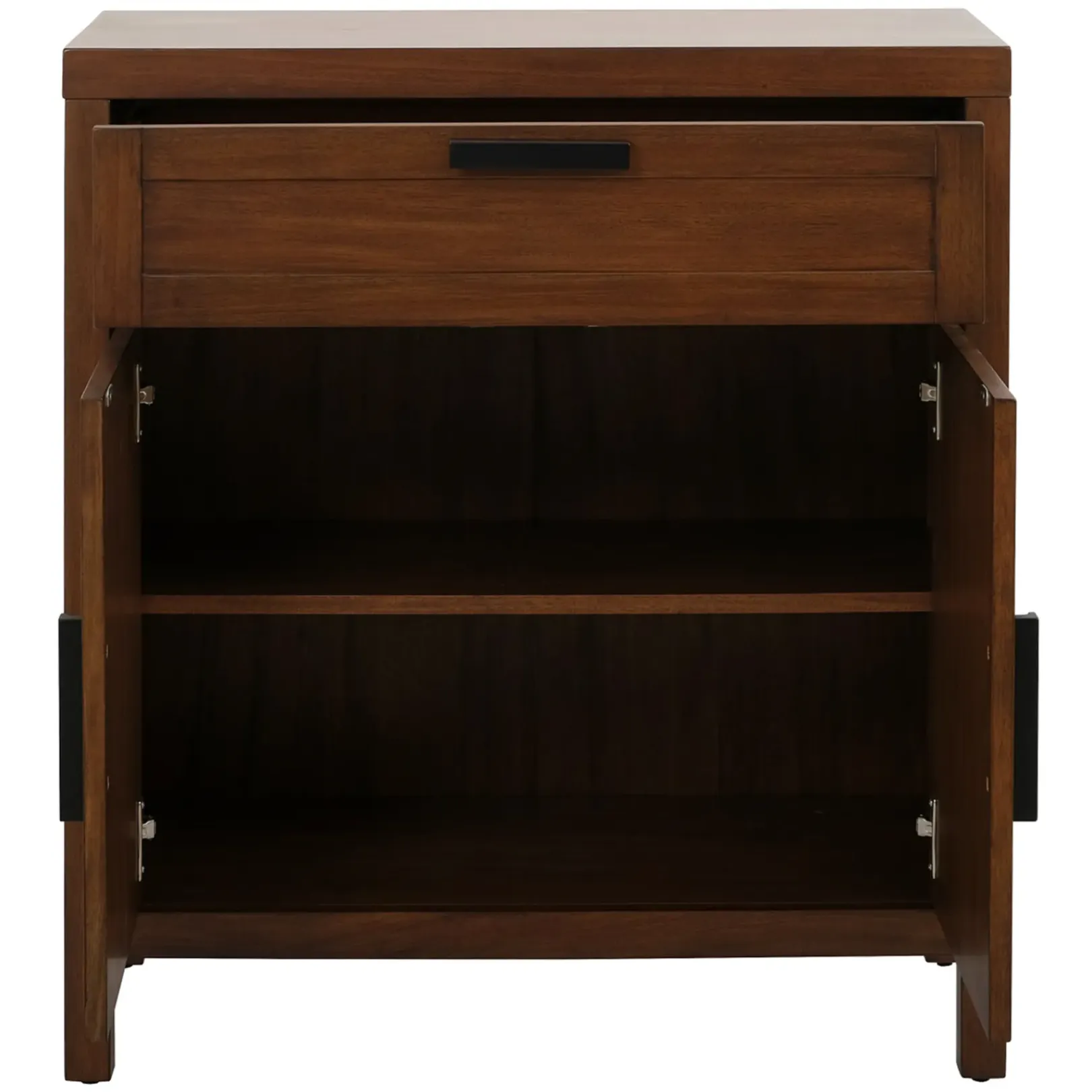 Online Honeybloom Samuel 1-Drawer 2-Door Wooden Cabinet Opening Sales Cabinets & Chests
