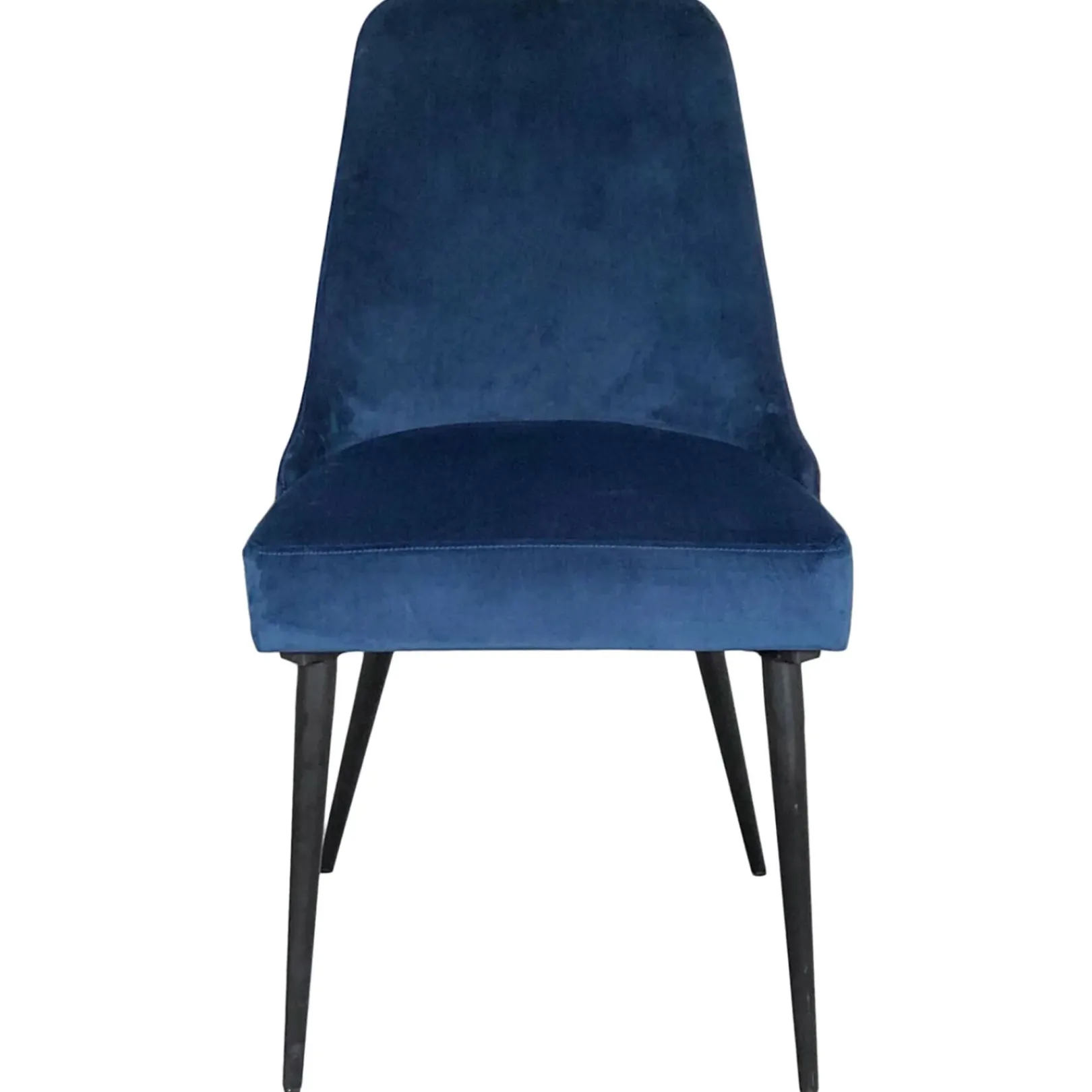 Discount Indigo Blue Velvet Dining Chair Premium Dining Chairs & Benches