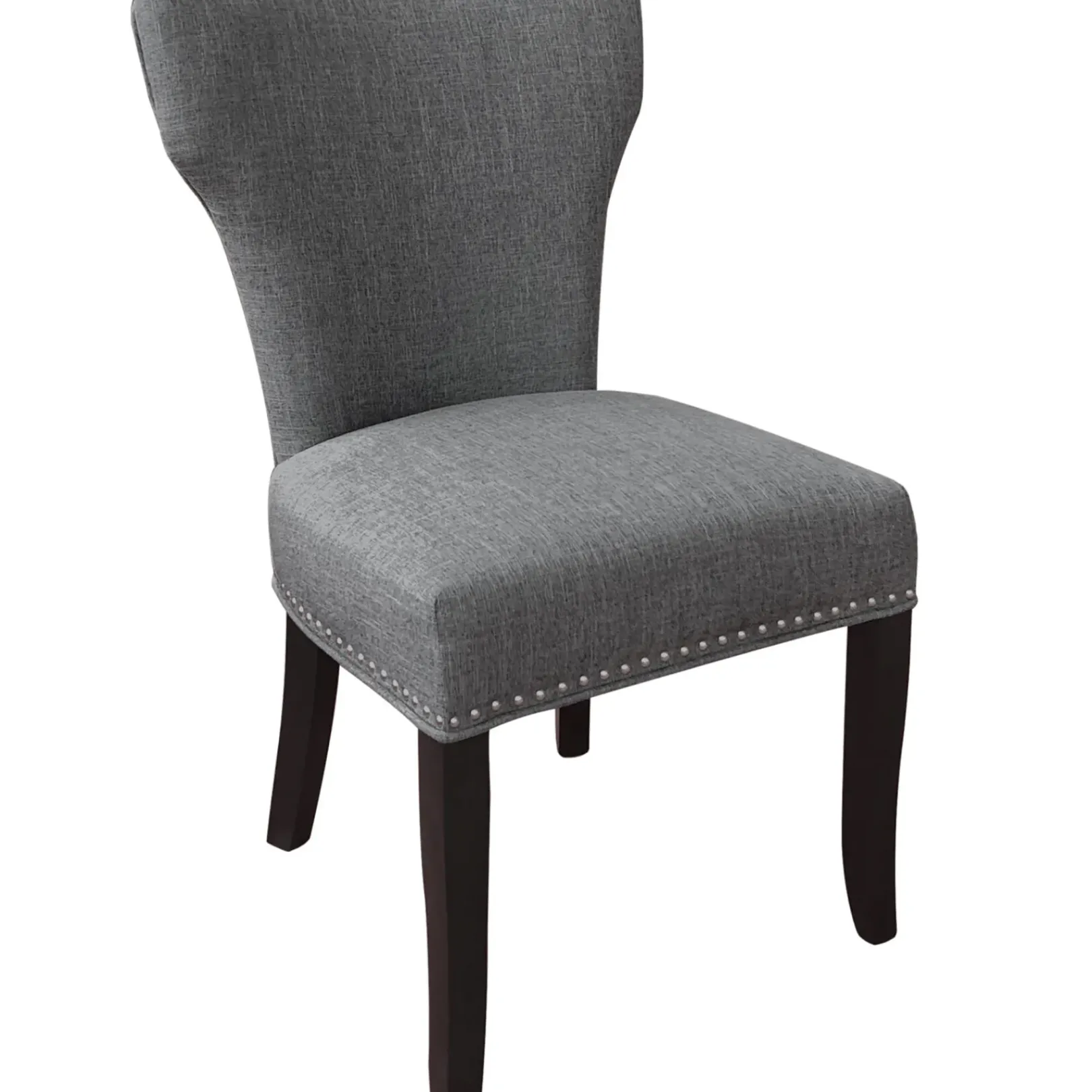 Online Jhene Ii Grey Studded Back Dining Chair Low Price Dining Chairs & Benches