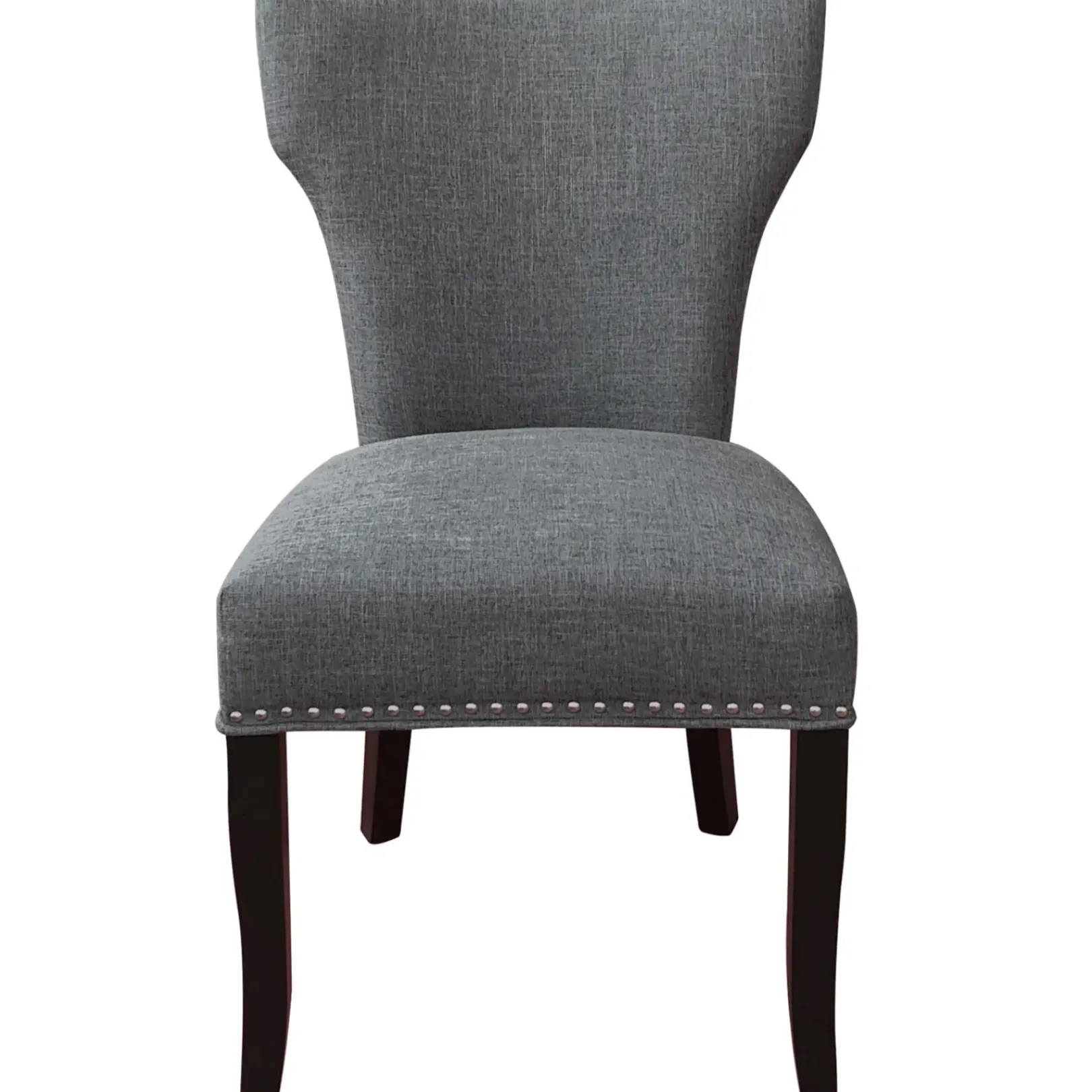 Online Jhene Ii Grey Studded Back Dining Chair Low Price Dining Chairs & Benches