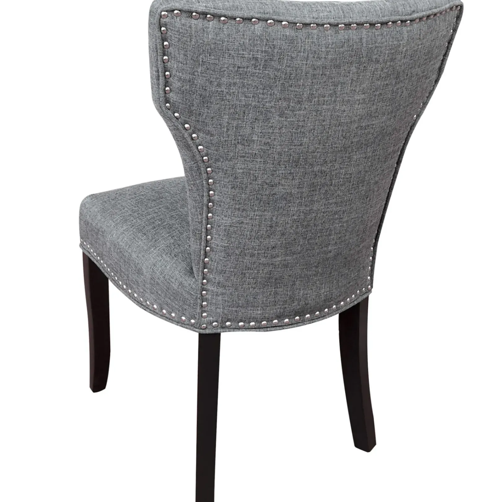 Online Jhene Ii Grey Studded Back Dining Chair Low Price Dining Chairs & Benches