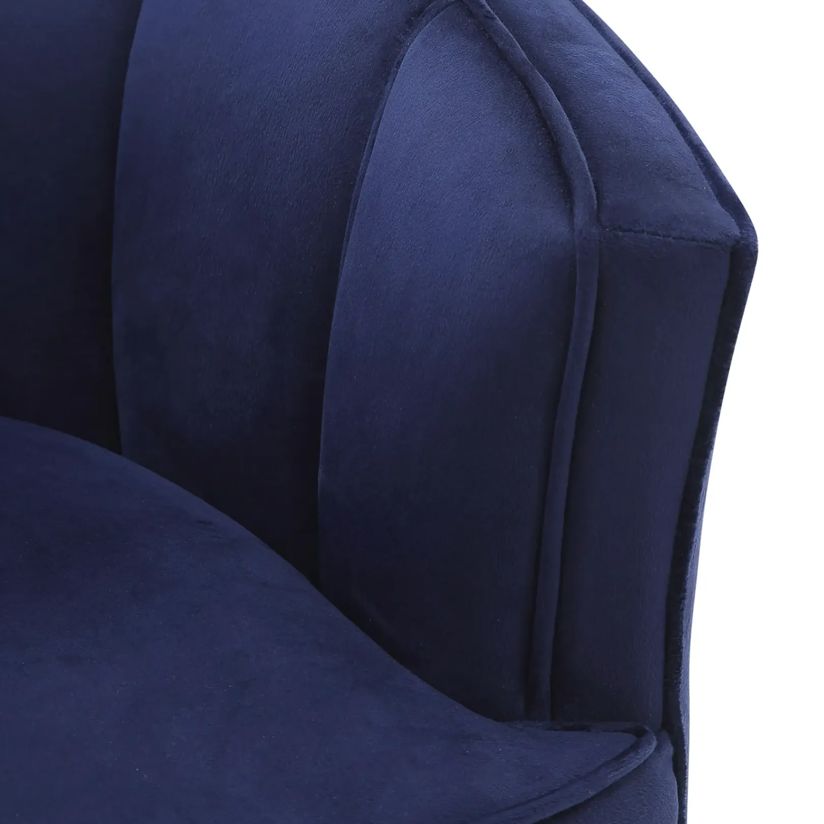 Hot Laila Ali Avani Blue Velvet Accent Chair Opening Sales Accent Chairs