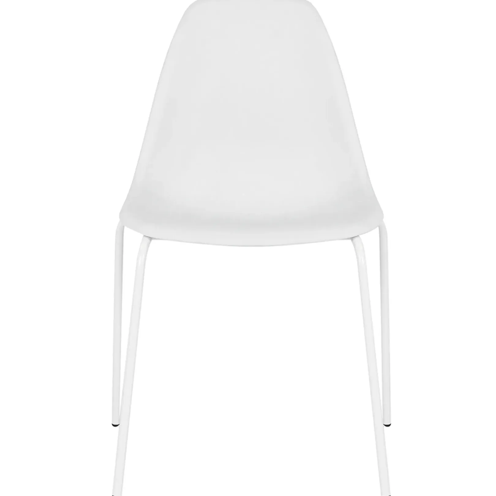 Online Lily White Dining Chair With Metal Legs Exquisite Gifts Dining Chairs & Benches