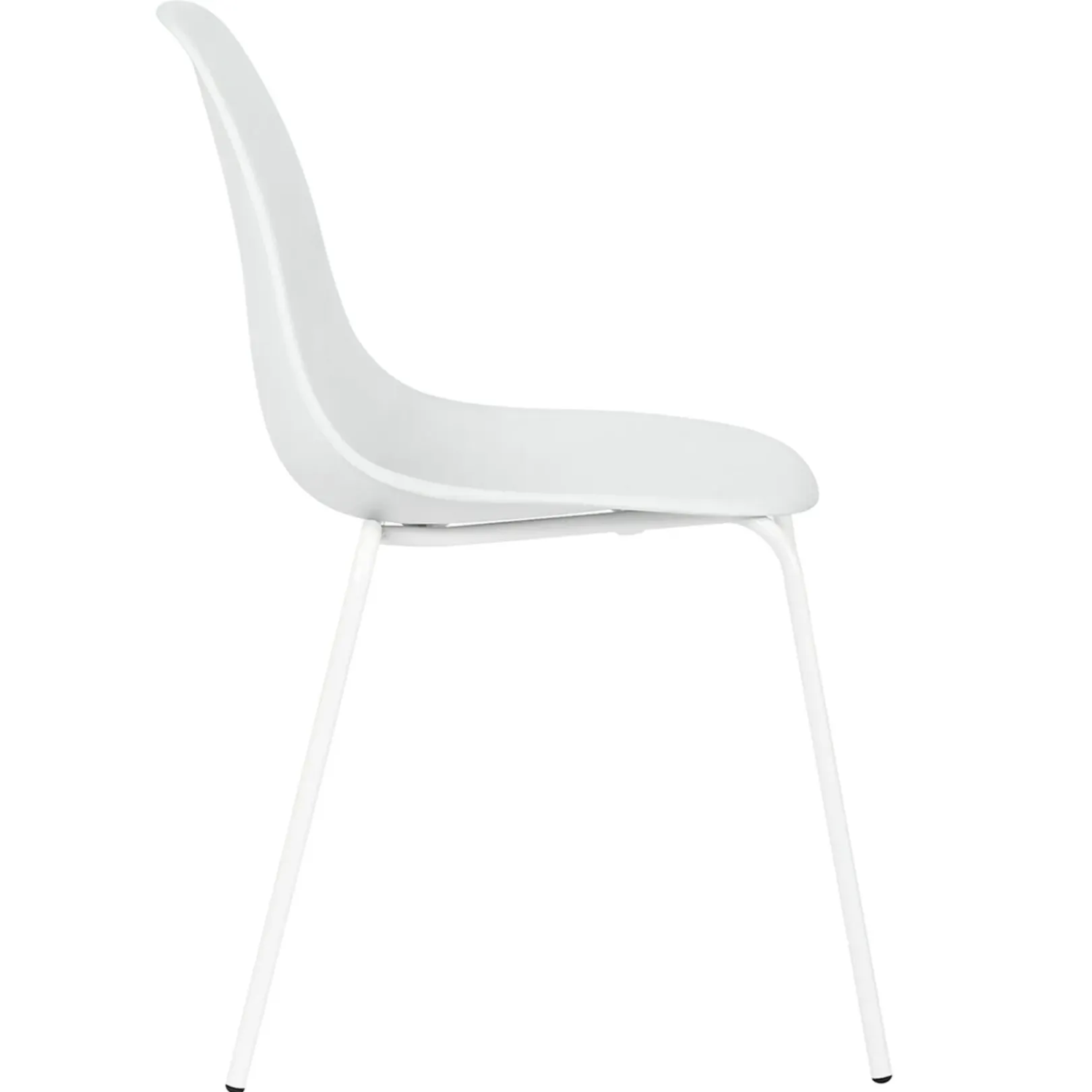 Online Lily White Dining Chair With Metal Legs Exquisite Gifts Dining Chairs & Benches