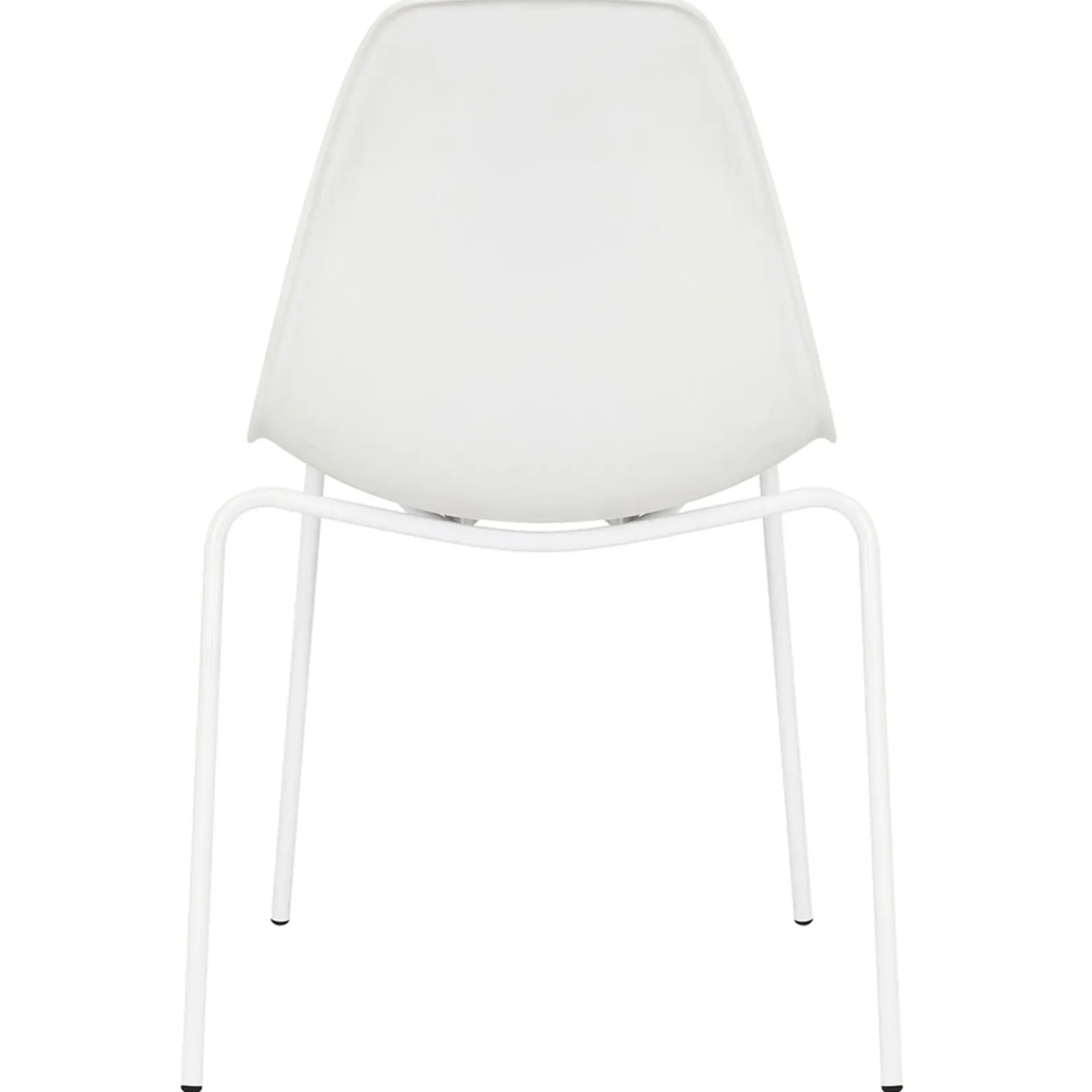 Online Lily White Dining Chair With Metal Legs Exquisite Gifts Dining Chairs & Benches