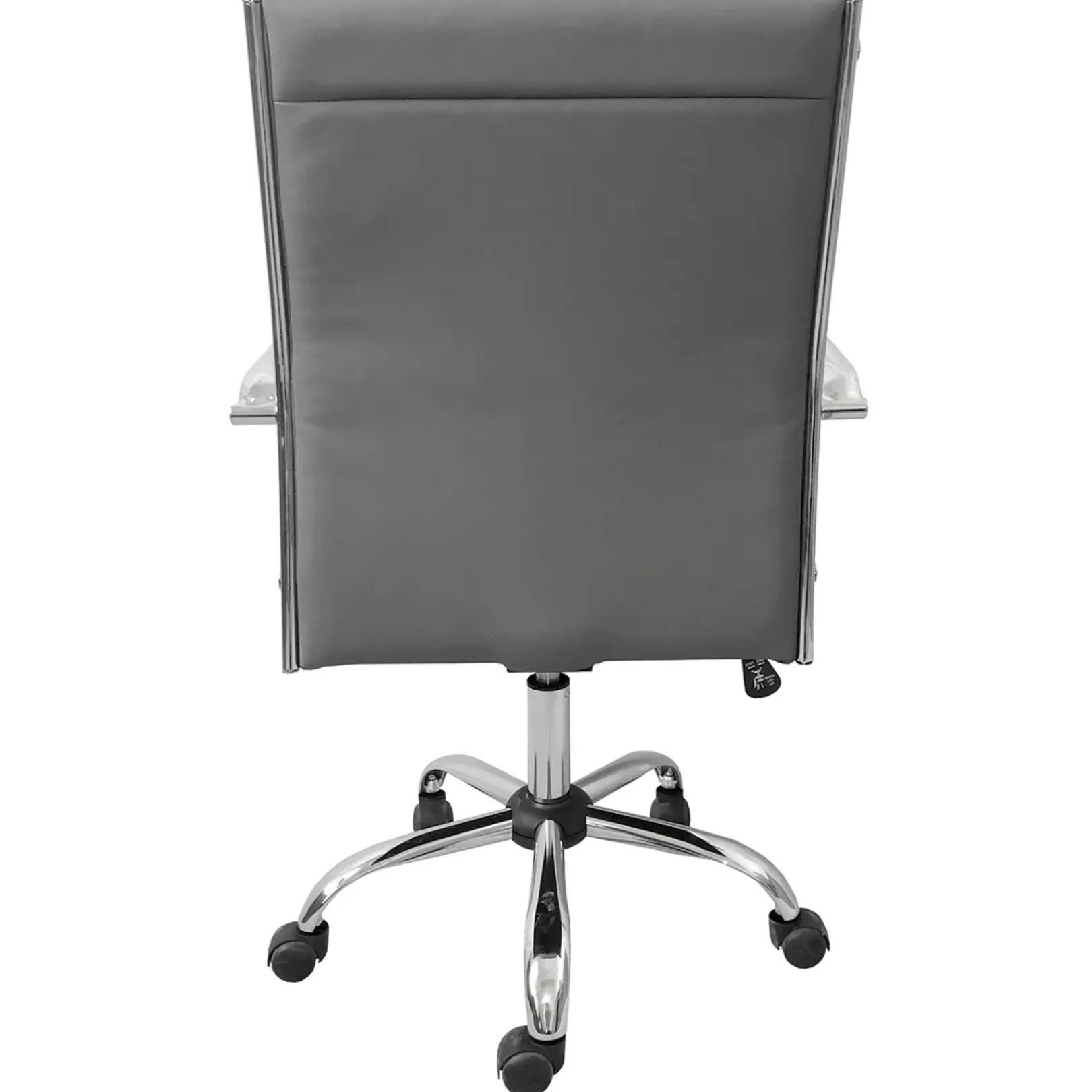 Outlet Maxwell Adjustable Faux Leather Office Chair, Grey Bargain Sale Office