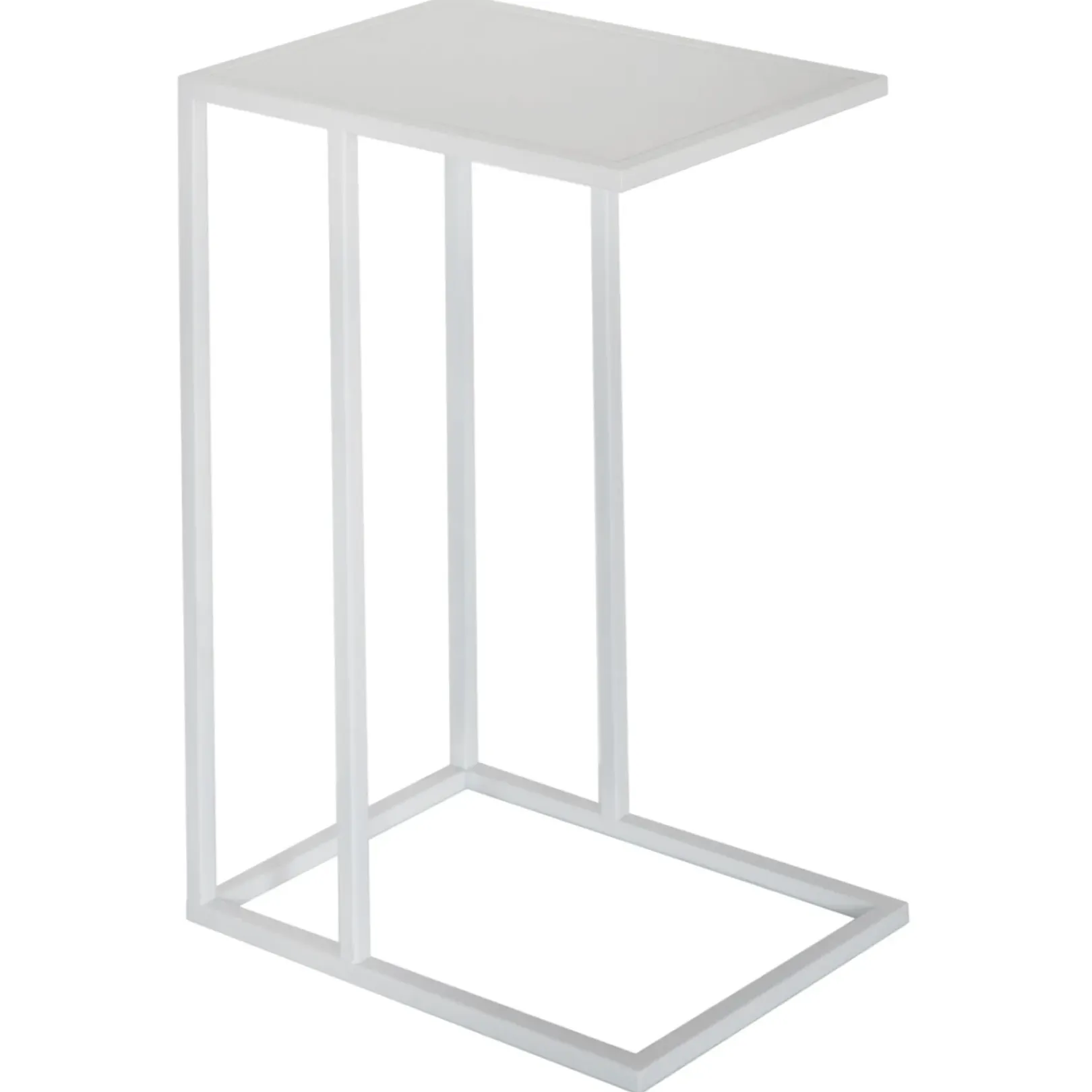 Sale Metal C-Table, White Low Price Accent Tables
