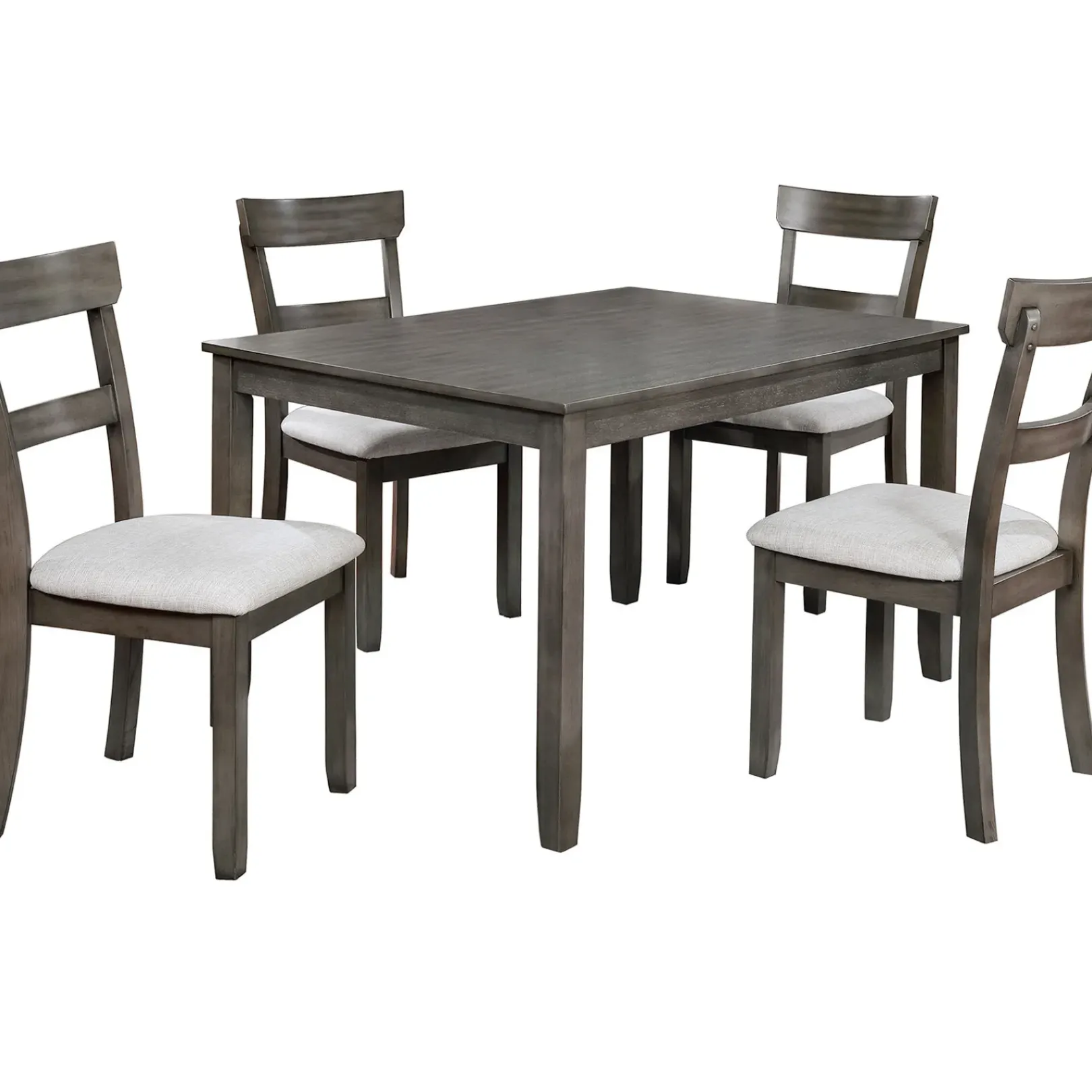 Hot 5-Piece Henderson Grey Dining Table Set Discount Online Dining Tables & Sets