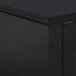 Sale Providence Asbury Black 2-Door Cabinet Cheaper Cabinets & Chests