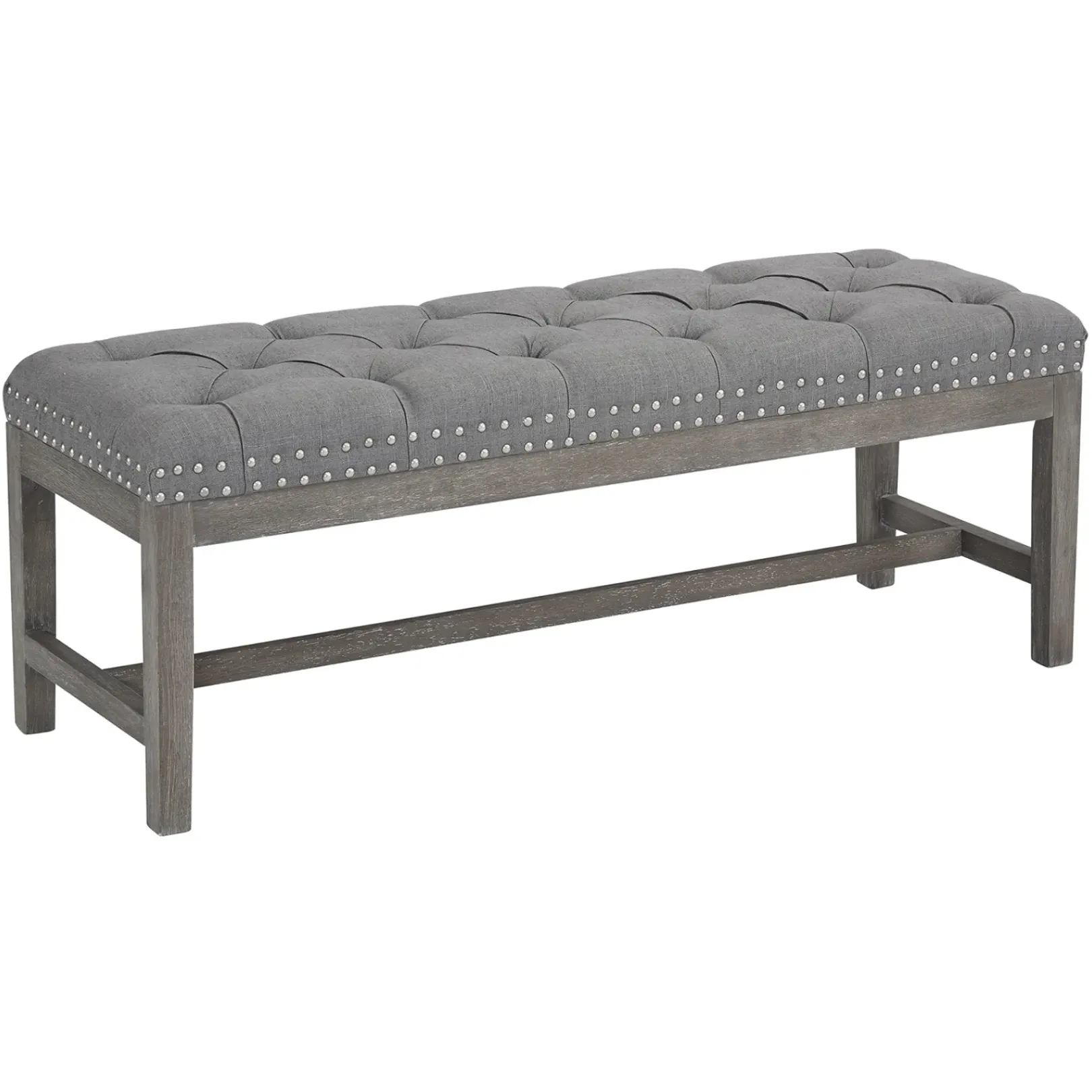Sale Providence Ferdinand Bench, Grey Gift Selection Stools & Benches