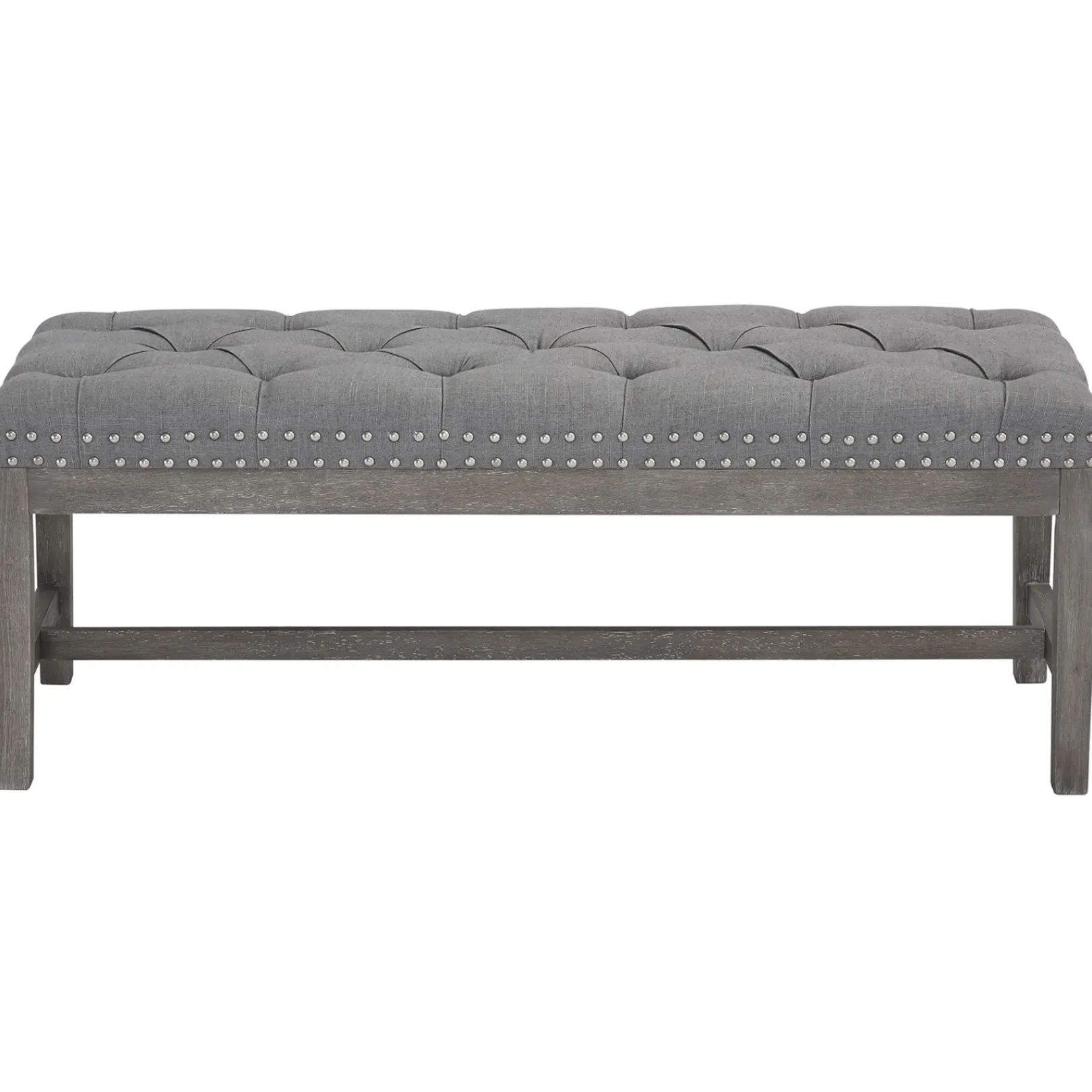 Sale Providence Ferdinand Bench, Grey Gift Selection Stools & Benches