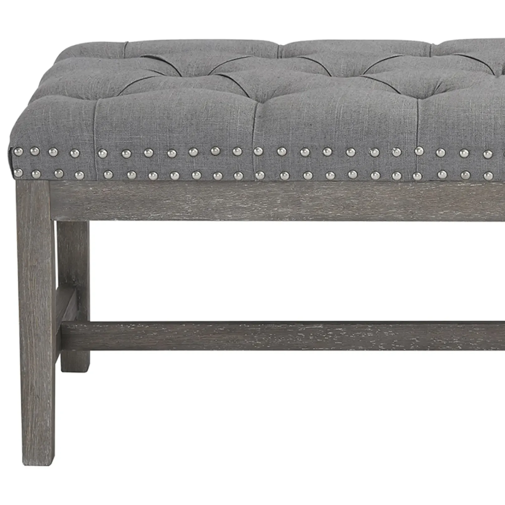 Sale Providence Ferdinand Bench, Grey Gift Selection Stools & Benches