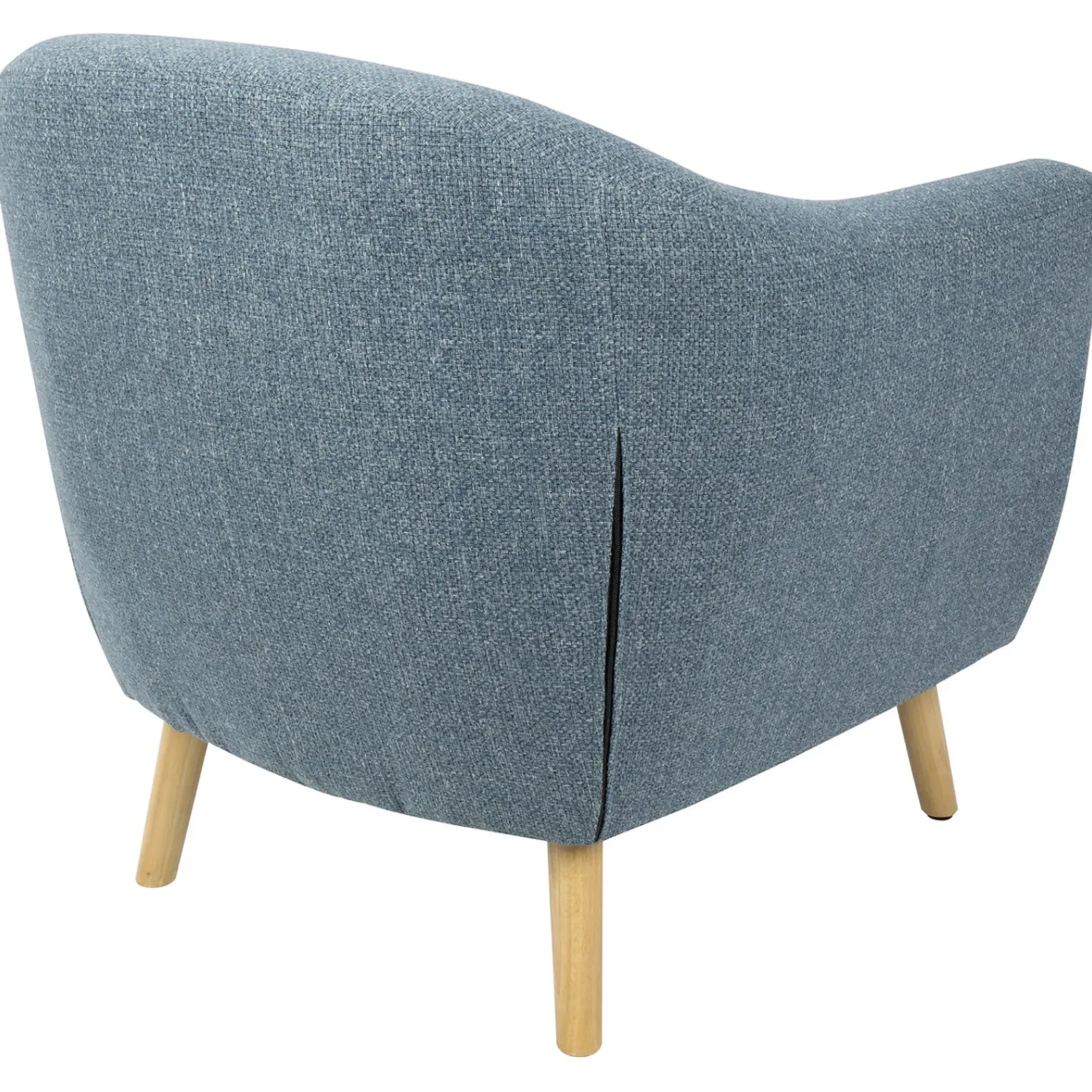 Clearance Rockwell Blue Mid-Century Modern Accent Chair Opening Sales Accent Chairs