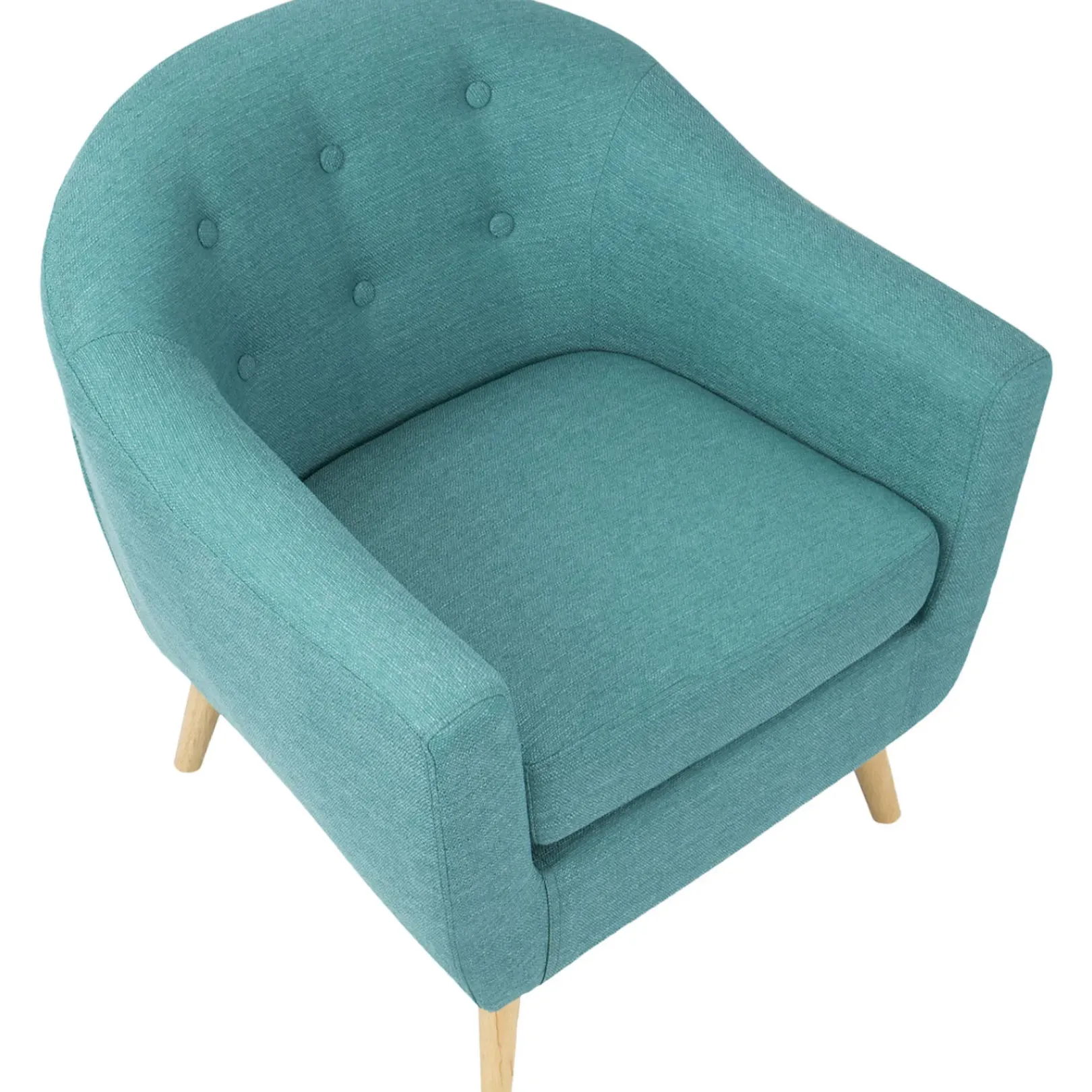Best Rockwell Teal Mid-Century Modern Accent Chair Gift Selection Accent Chairs