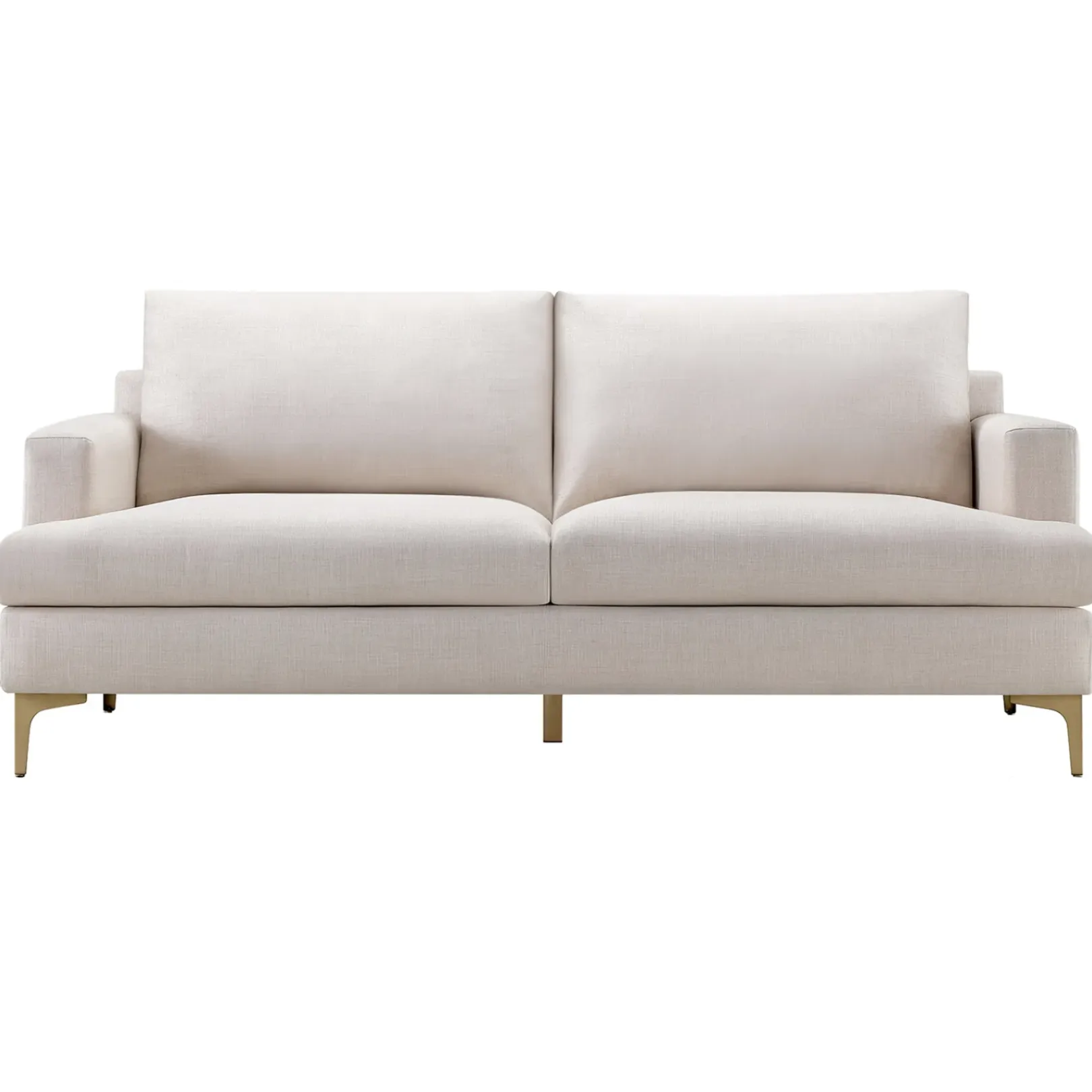 Clearance Tribeca Ivory Upholstered Sofa Opening Sales Sofas & Settees & Loveseats