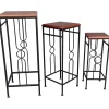 Clearance Wood Top Plant Stand, Small Flash Sale Plant Stands